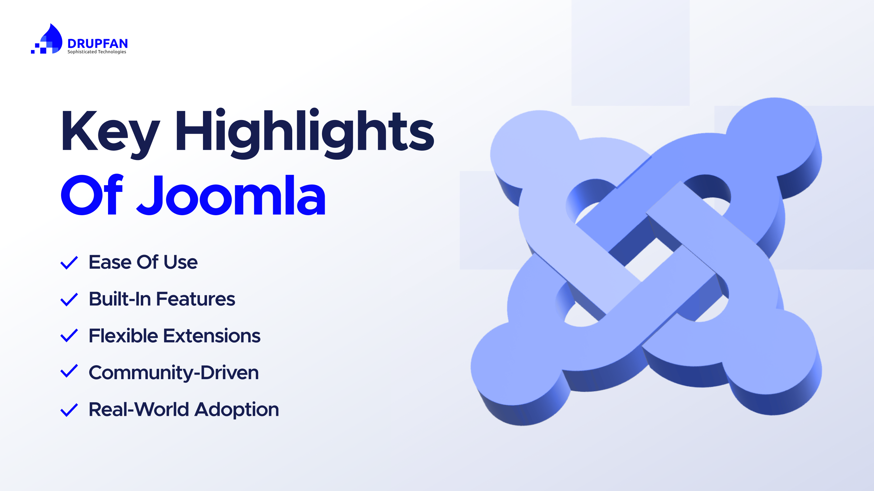 key highlights of joomla