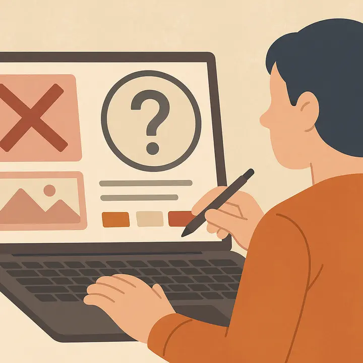 Cover image to blog post about 7 signs your website needs a redesign in 2025